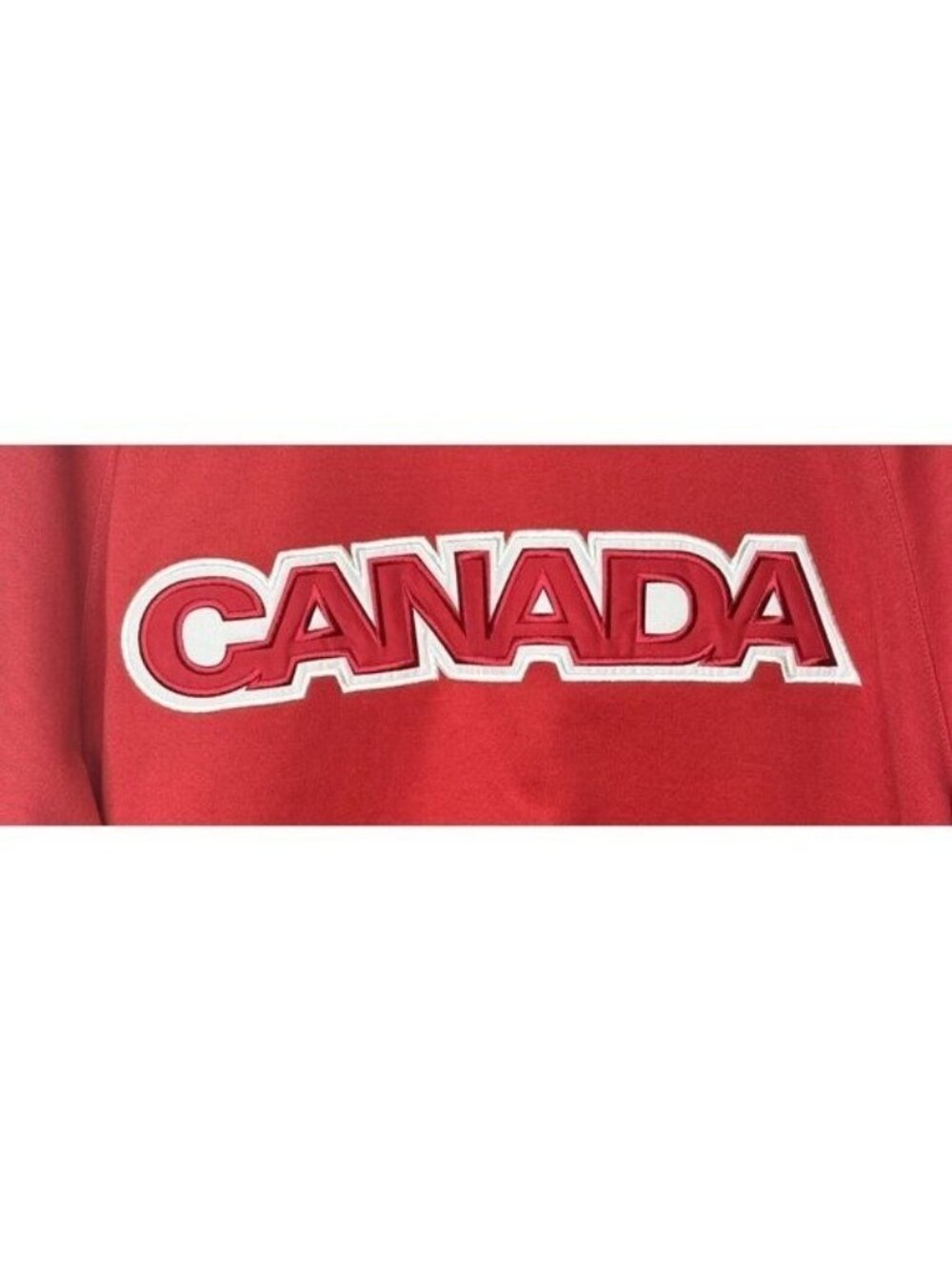 Vintage HBC Canada 2006 Olympic Track Jacket Mens L Red Full Zip Y2K Torino - Picture 9 of 15